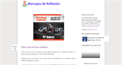 Desktop Screenshot of mensajesdereflexion.org
